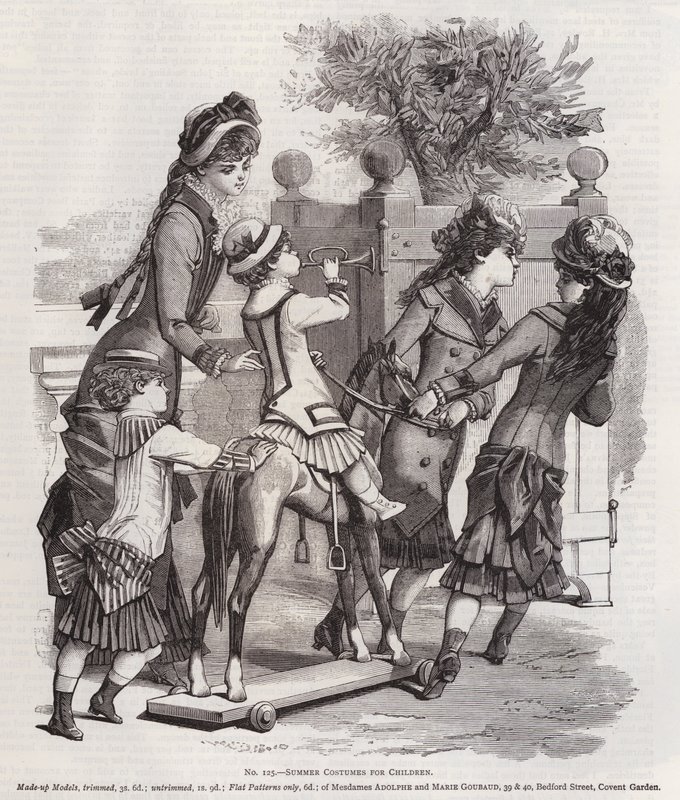 Fatos de verão para crianças (gravura) de European School