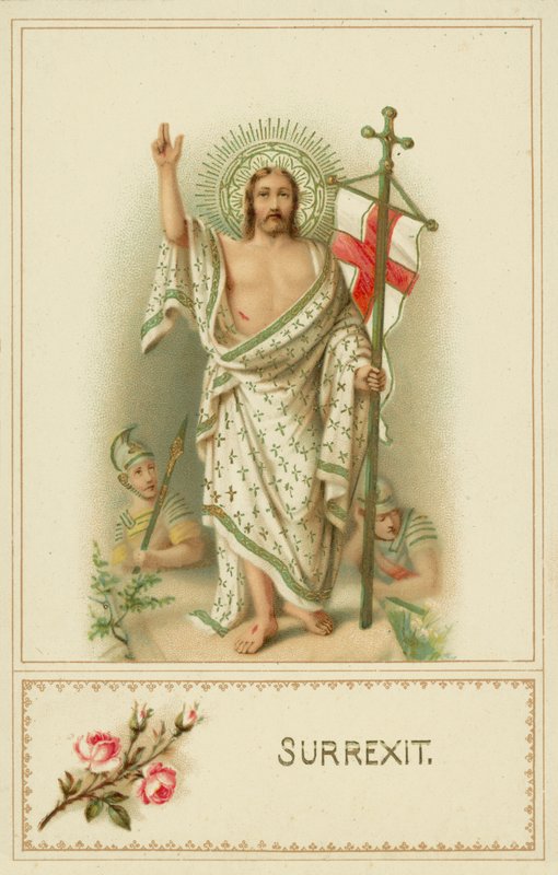 Surrexit (Cristo ressuscitou) (cromolitografia) de European School