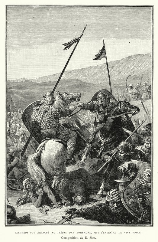 Tangrede Fut Arrache Au Trepas Par Bohemond, Qui L