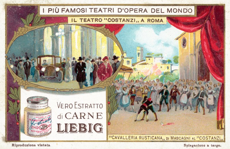 Teatro Costanzi, Roma (chromolitho) de European School