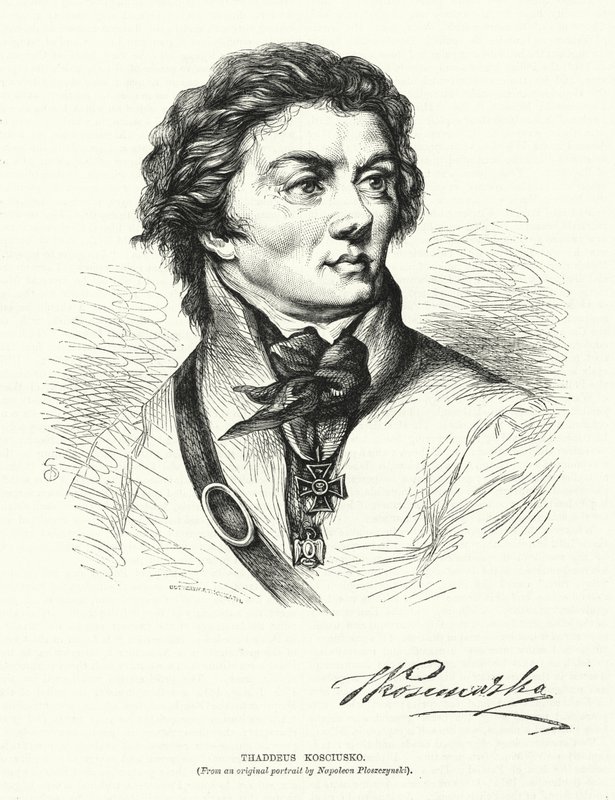 Thaddeus Kosciusko (gravura) de European School