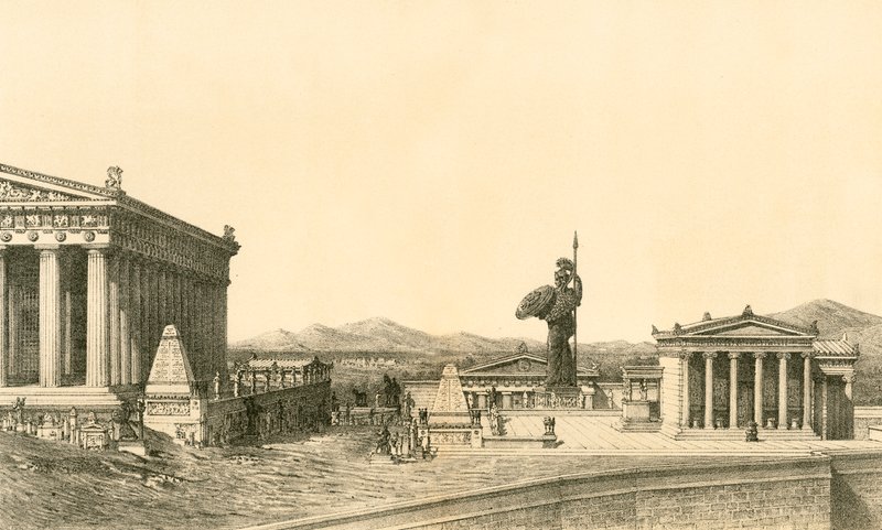 A Akropolis de Atenas de European School