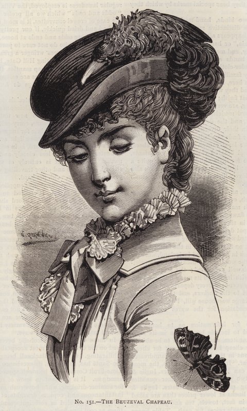 O Chapeau Bauzeval (gravura) de European School