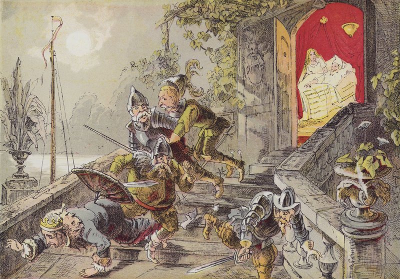 O Alfaiate Valente (litografia a cores) de European School