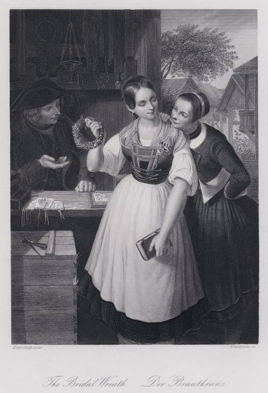 A grinalda de noiva (gravura) de European School