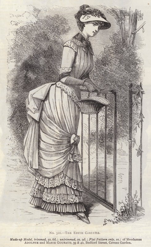 O traje de Edith (gravura) de European School