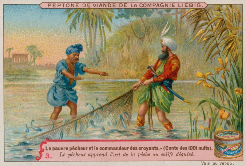 O pescador aprende a pescar do califa disfarçado de European School