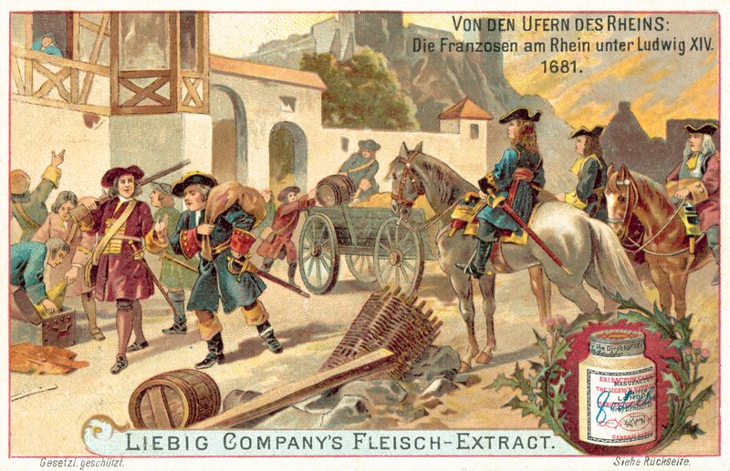O exército francês sob Luís XIV no Reno, 1681 de European School