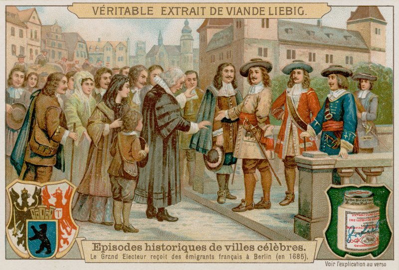O Grande Eleitor Emite o Edito de Potsdam em 1685 Permitindo aos Exilados Protestantes Franceses em Berlim de European School