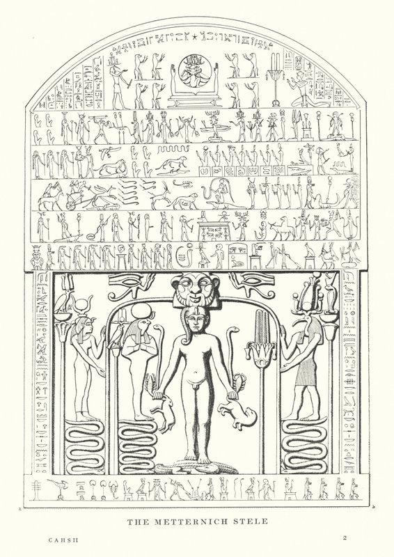 A Estela de Metternich (litografia) de European School