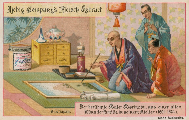 O pintor Morikobi de European School
