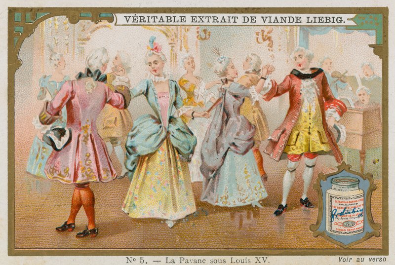O pavano sob o rei Luís XV de European School