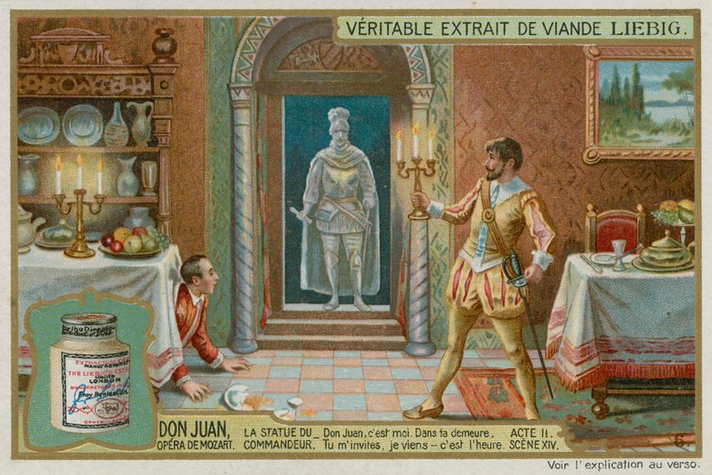A estátua do Commendatore chega para jantar de European School