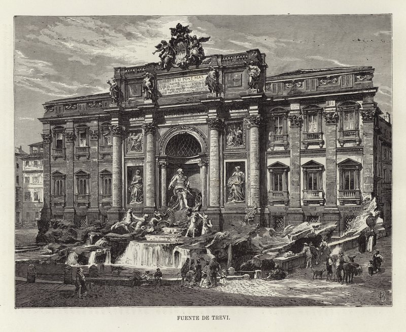 A, trevi, chafariz de European School