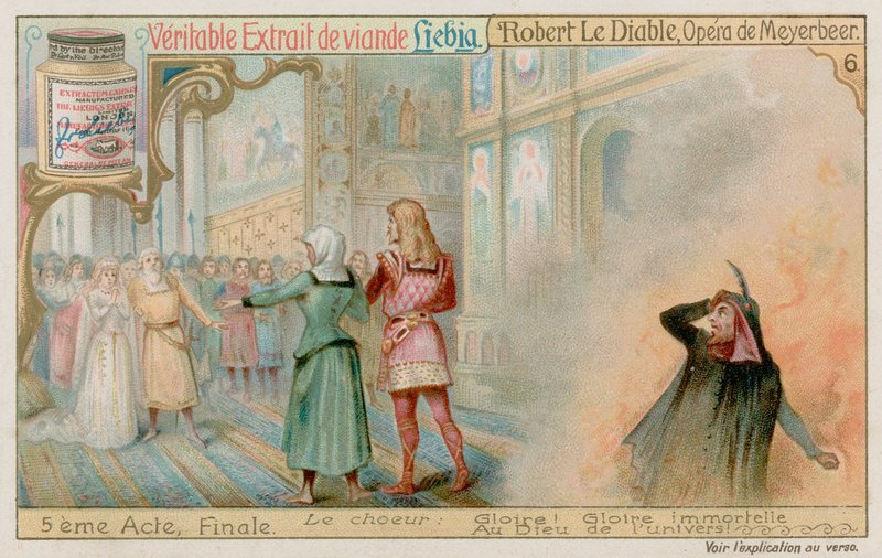 O casamento de Robert e da princesa Isabelle enquanto Bertram desce ao inferno de European School