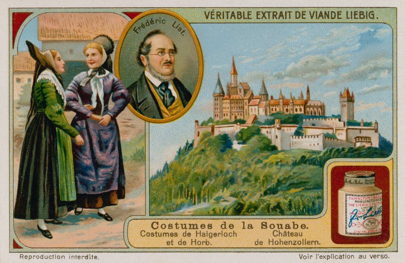 As roupas de Halgerloch e Horb, Freidrich List e Hohenzollern Castle de European School