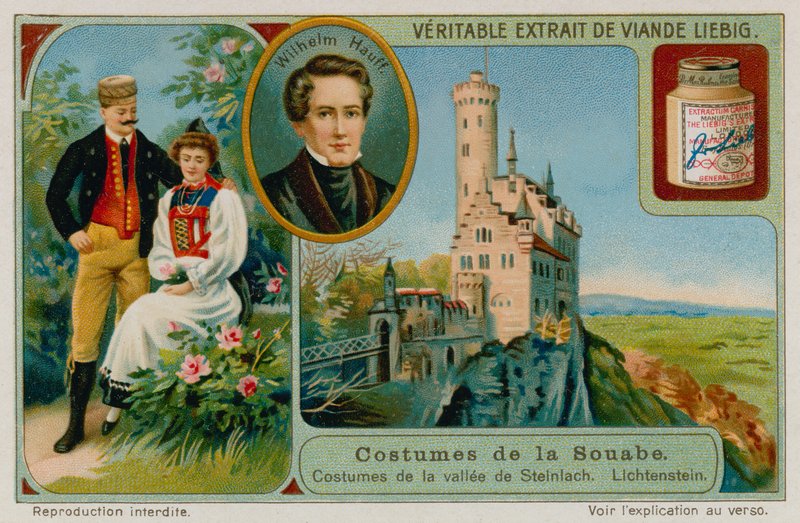 As roupas do vale de Steinlach, Wilhelm Hauff e Lichtenstein de European School