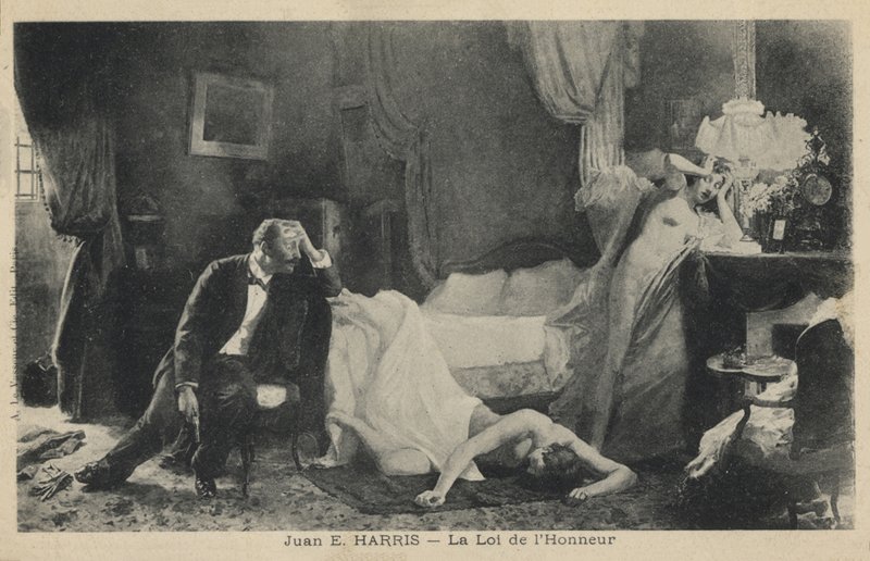 A lei de honra (litografia) de European School