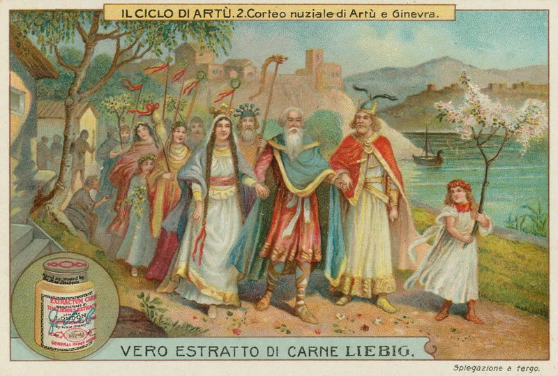 O casamento do rei Artur e da rainha Guinevere de European School