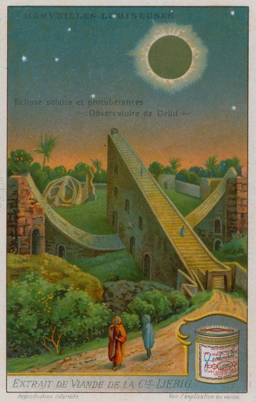 O observatório em Delhi e um eclipse solar de European School