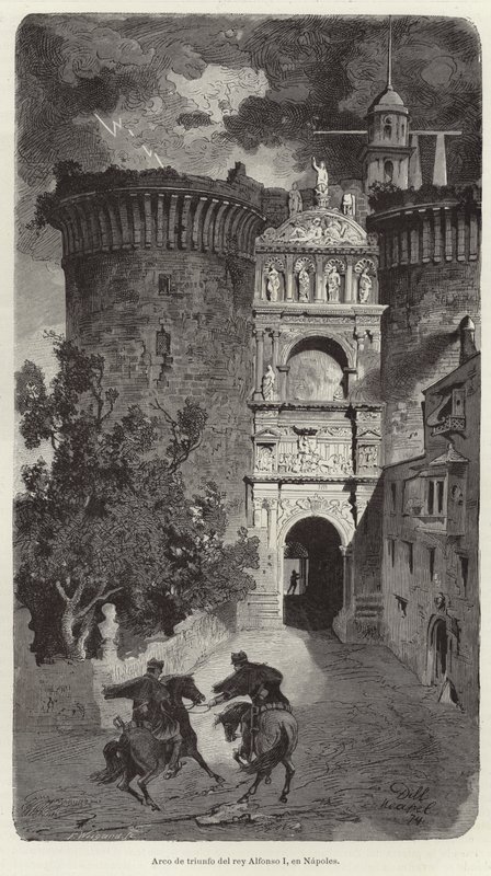 Arco do Triunfo de Alfonso I, em Nápoles de European School