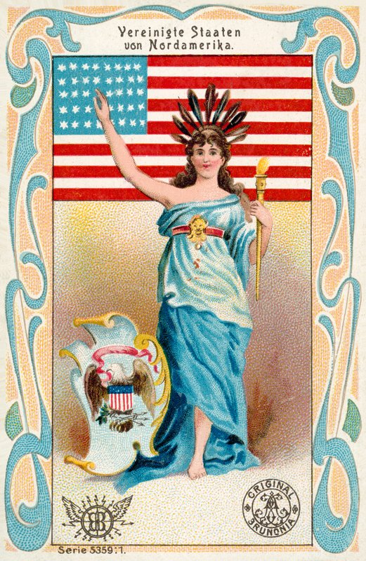 Estados Unidos da América (chromolitho) de European School
