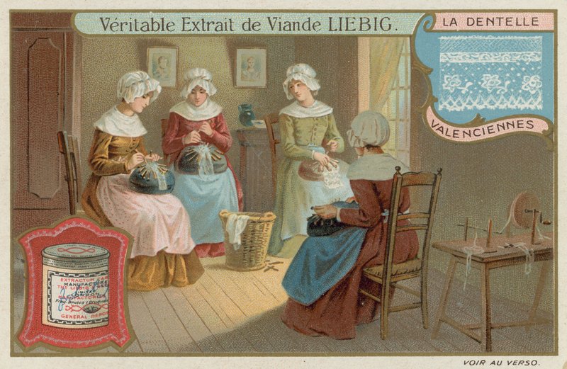 Fabricação de rendas Valenciennes de European School