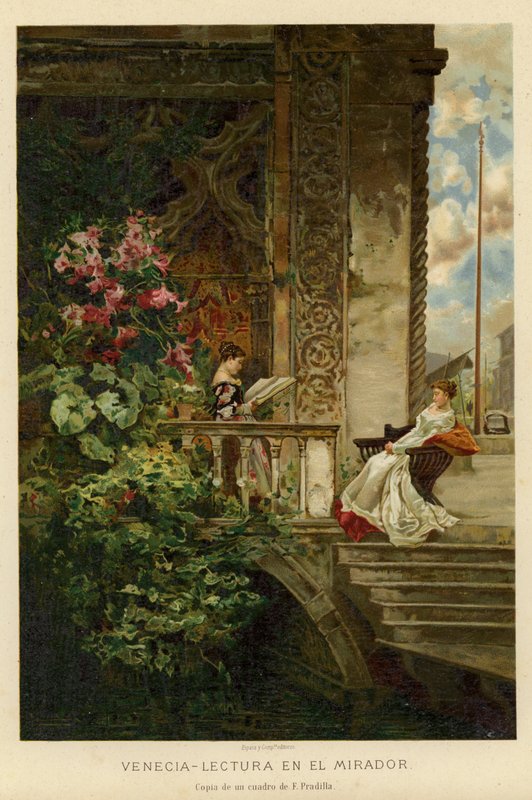 Veneza - leitura na varanda de European School