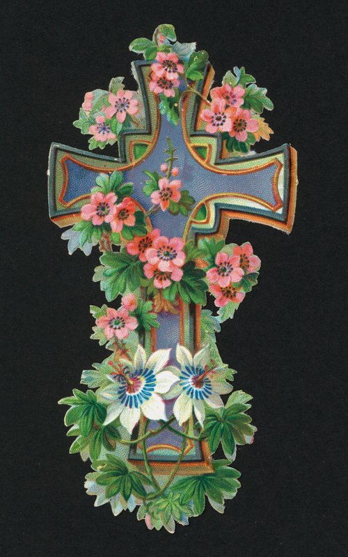Sucata vitoriana: Santa Cruz (chromolitho) de European School