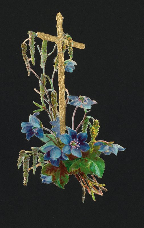 Sucata vitoriana: Santa Cruz (chromolitho) de European School