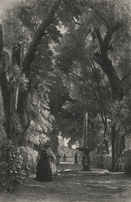 Villa Conti-Torlonia (gravura) de European School