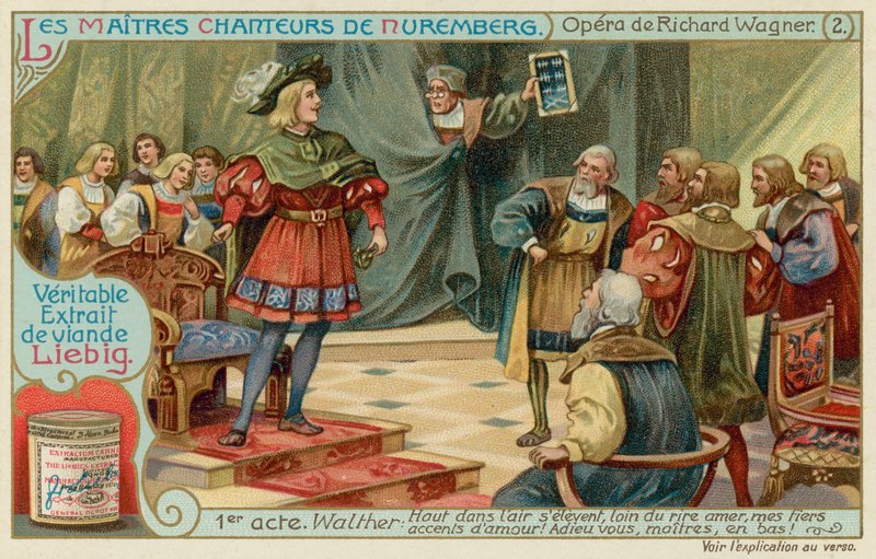 Walther canta para os Meistersingers de European School