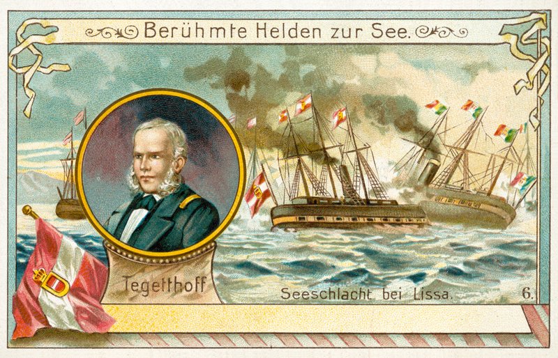 Wilhelm von Tegetthof, almirante austríaco, e a Batalha de Lissa de European School