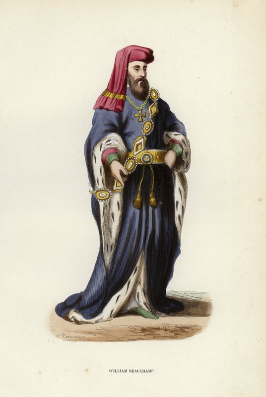 William Beauchamp (gravura colorida) de European School