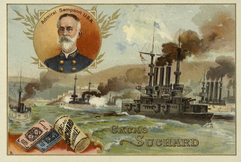 William Sampson, almirante americano, guerra hispano-americana, 1898 de European School