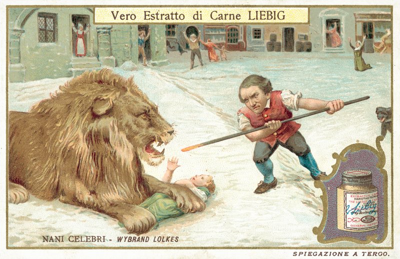 Wybrand Lolkes, anão holandês (chromolitho) de European School