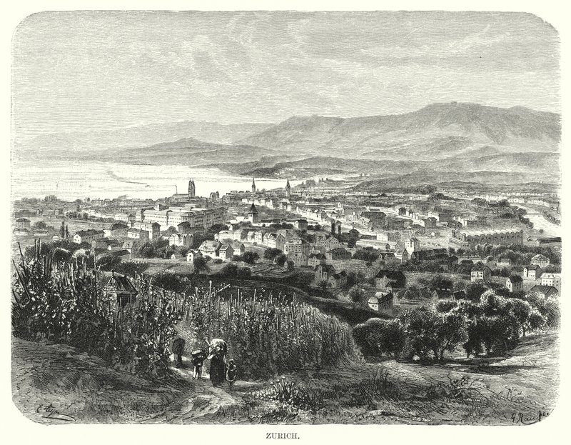 Zurique (gravura) de European School