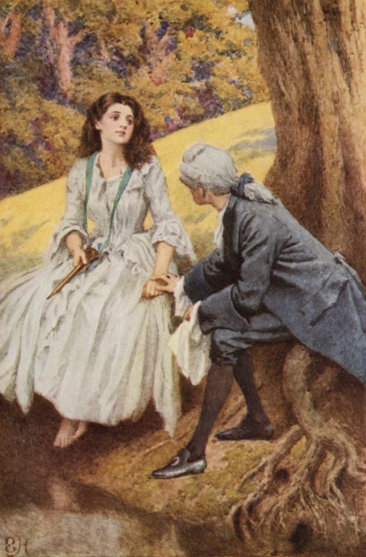 Ilustração para uma viagem sentimental por Laurence Sterne de Everard Hopkins
