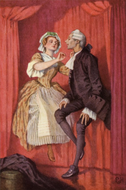 Ilustração para uma viagem sentimental por Laurence Sterne de Everard Hopkins