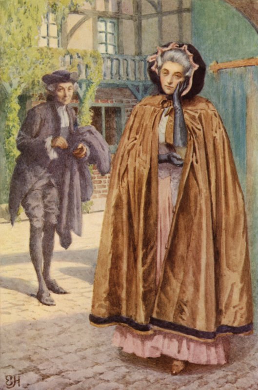 Ilustração para uma viagem sentimental por Laurence Sterne de Everard Hopkins