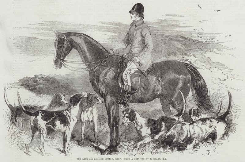 O falecido Sir Richard Sutton, Baronet de F. Grant