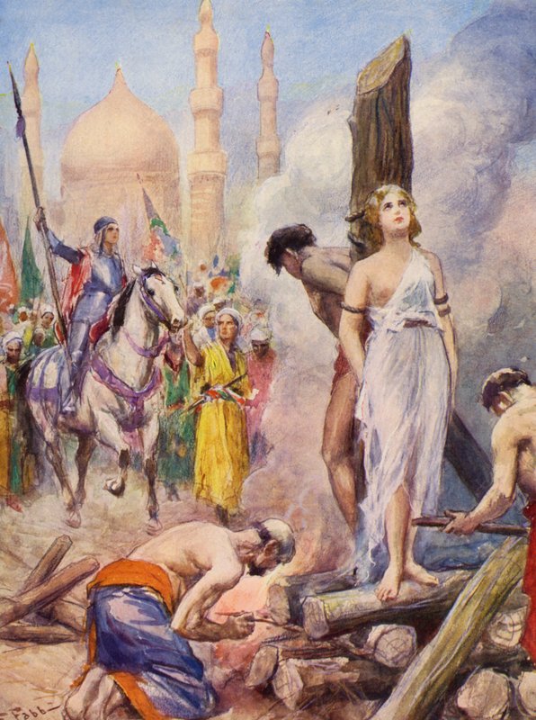 La Gerusalemme Liberata de Torquato Tasso: Canto II, estrofe 42 (litografia a cores) de Fabio Fabbi