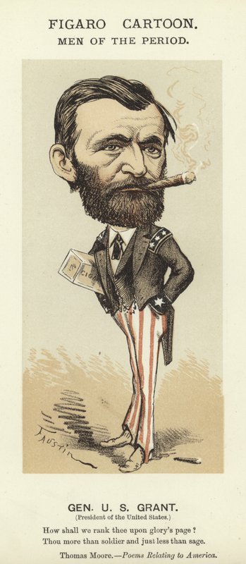 Caricatura de Ulysses S Grant de Faustin