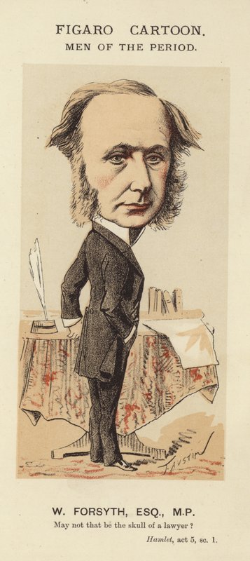 Retrato de W Forsyth de Faustin