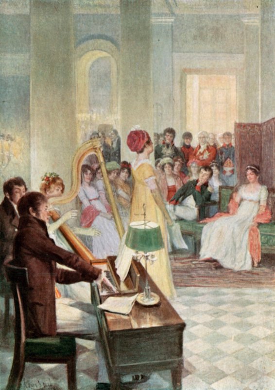 Um Sarau no Malmaison de Felicien baron de Myrbach Rheinfeld