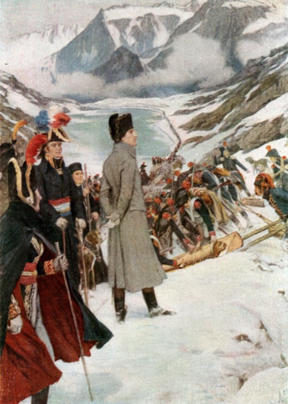 A passagem do St Bernard de Felicien baron de Myrbach Rheinfeld