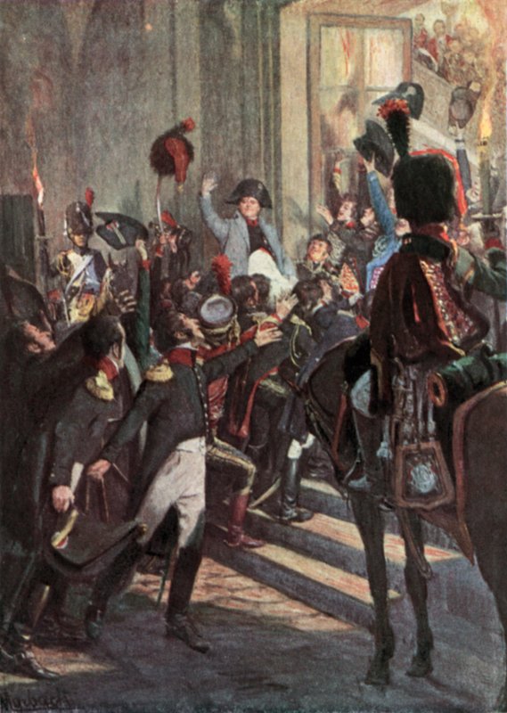 O retorno de Elba de Felicien baron de Myrbach Rheinfeld