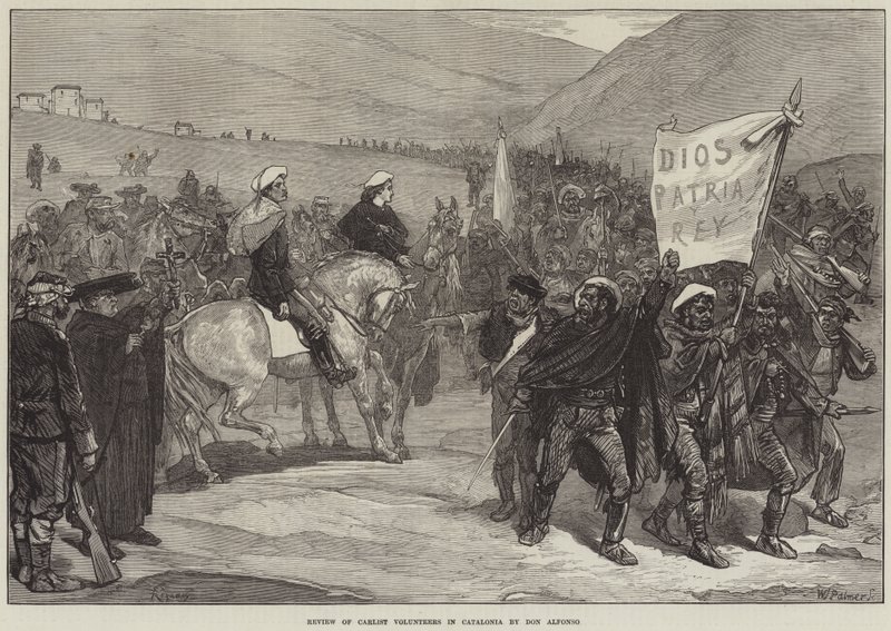 Revista de Voluntários Carlist na Catalunha por Don Alfonso de Felix Regamey