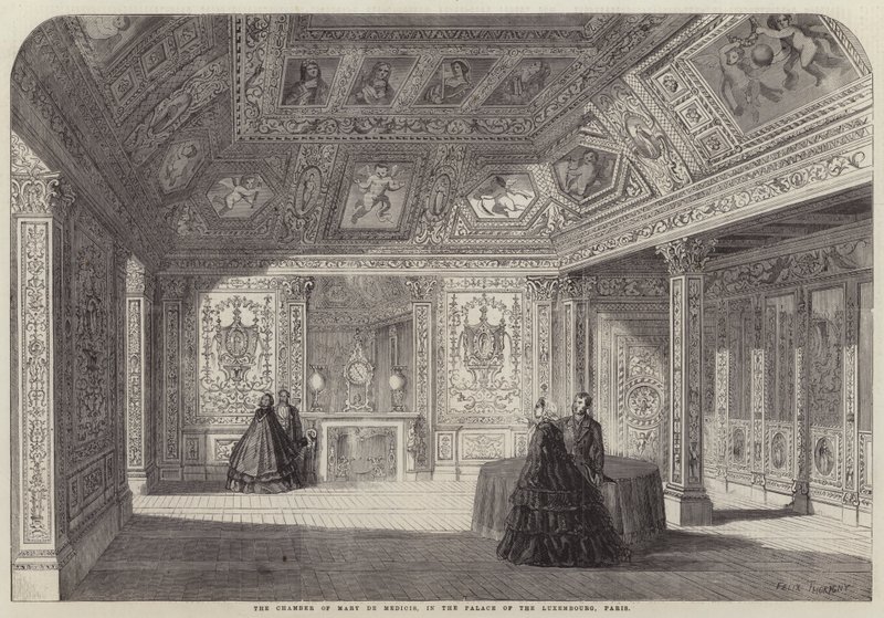A Câmara de Maria de Medicis, no Palácio do Luxemburgo, Paris de Felix Thorigny