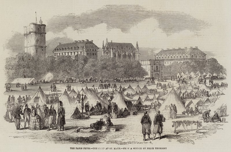 O Paris Fetes, o Acampamento em St Maur de Felix Thorigny